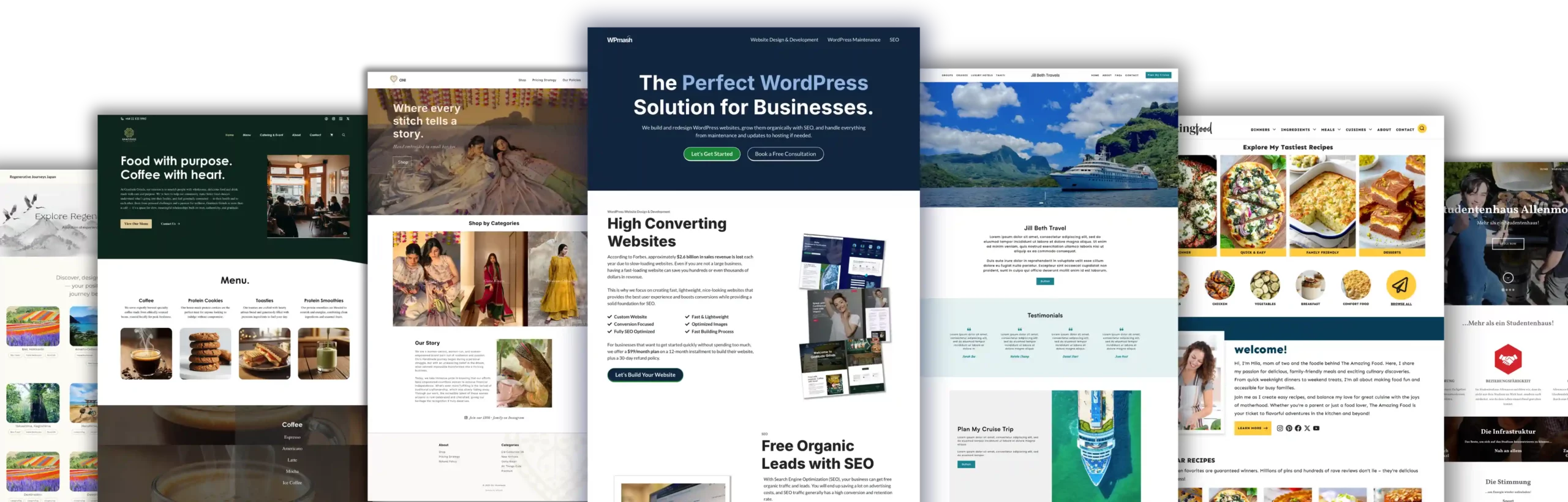 WordPress Websites Designed and Built by Sikander Jafar